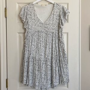 Altar'd State Black and White Dress Medium